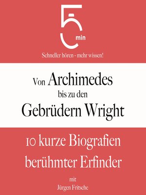 cover image of Von Archimedes bis zu den Gebrüdern Wright